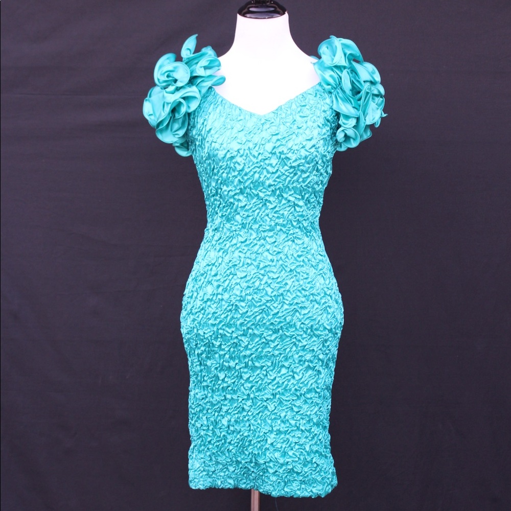 NWT Vintage 80s Betsy & Adam Party Dress- Size Medium